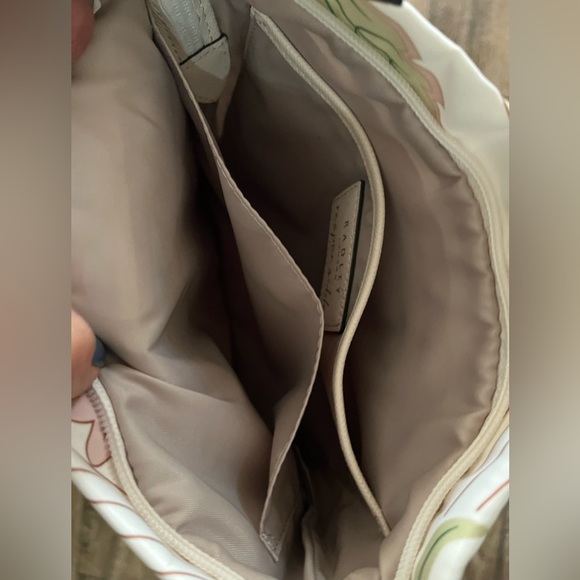 NWOT Radley London “responsible” floral nylon crossbody bag - Picture 10 of 16